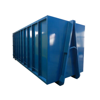 Waste sorting and recycling hook lift bin